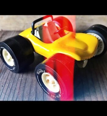 Tonka tin toy yellow XXL wheels dune buggy 1970 USA