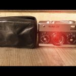 Rollei 35 small camera leather bag 1960 Germany