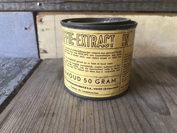 Nescafé by Nestlé instant powder coffee tin can 1950 Holland - Image 3