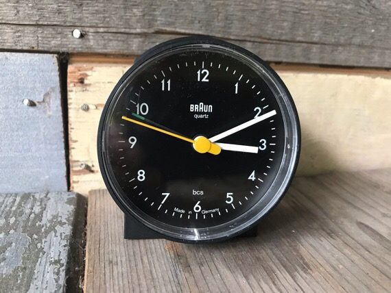 Braun BCS quartz design desk clock 4747 AB6 Germany 1990 - Image 2