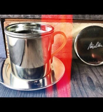 Melitta drip style aluminum coffee maker 1950 Germany