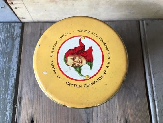 Hofnar 50 Cigars tobacco tin can 1950 Holland - Image 6
