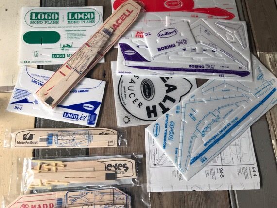 Guillow's model airplane advertising gliders kit 1996 USA - Image 4