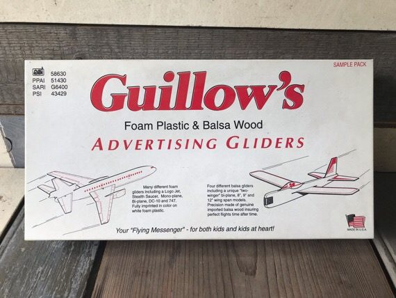 Guillow's model airplane advertising gliders kit 1996 USA - Image 2