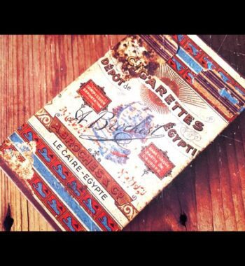 A Broches Co 50 cigarettes tobacco tin 1940 Egypt