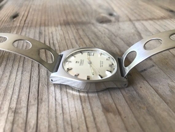 Tissot PR516 Seastar handwind steel bracelet 1970 Switzerland - Image 6