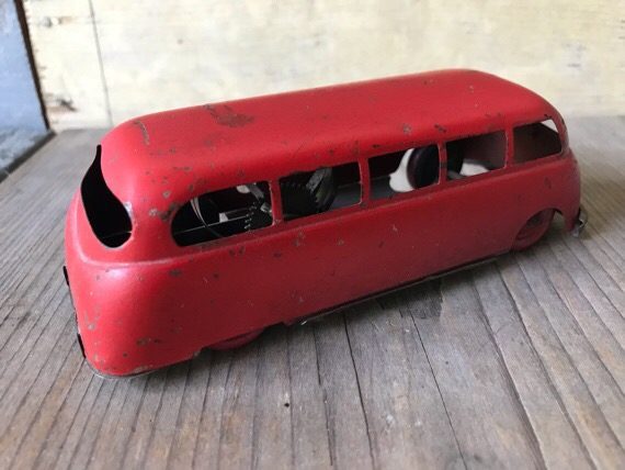 Ingap 500 bus tin windup car 1950 Italy - Image 5