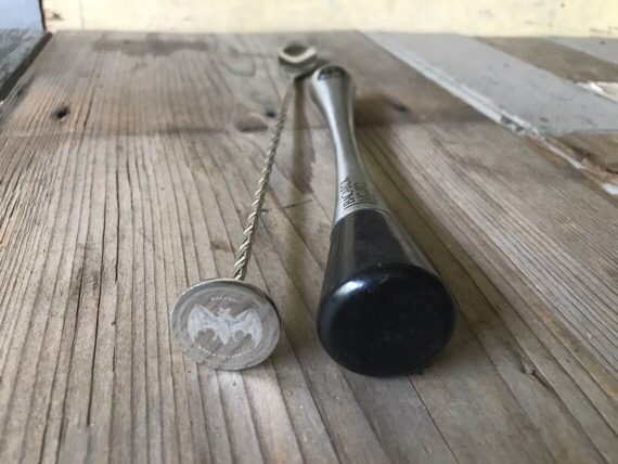 Bacardi Mojito rum cocktail measure mixer spoon 3x bar tool 2000 - Image 6