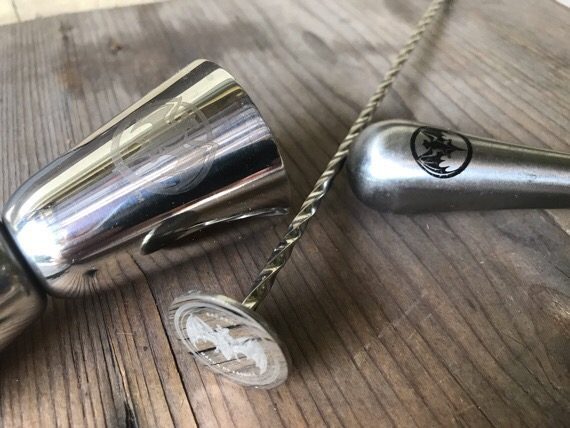 Bacardi Mojito rum cocktail measure mixer spoon 3x bar tool 2000 - Image 2