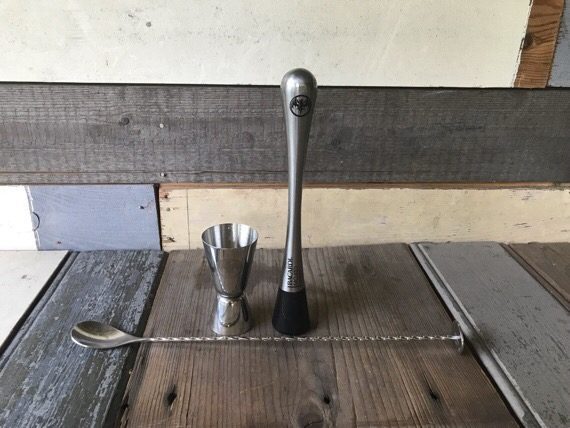 Bacardi Mojito rum cocktail measure mixer spoon 3x bar tool 2000 - Image 3