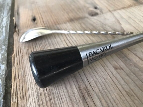 Bacardi Mojito rum cocktail measure mixer spoon 3x bar tool 2000 - Image 5