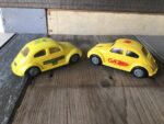 2x Lemezarugyar VW beetle friction car 1960 Hungary - Image 6