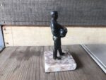 Vintage Man bronze statue 1930 - Image 4