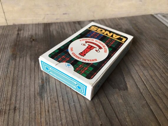 Langs Whisky playing cards deck 1980 Belgium Holland - Image 3