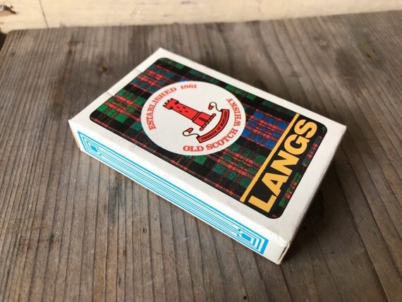 Langs Whisky playing cards deck 1980 Belgium Holland - Image 2