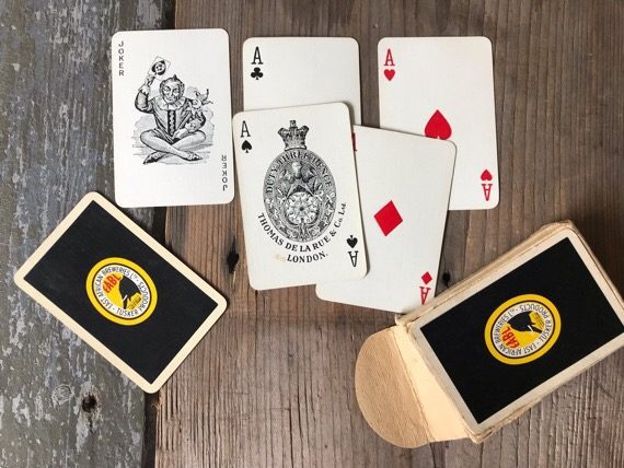 De La Rue Tusker EABL playing cards deck 1950 England Africa - Image 3