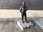 Vintage Man bronze statue 1930 - Image 3