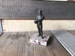 Vintage Man bronze statue 1930 - Image 2