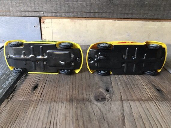 2x Lemezarugyar VW beetle friction car 1960 Hungary - Image 5