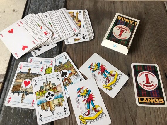 Langs Whisky playing cards deck 1980 Belgium Holland - Image 4