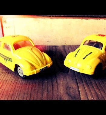 2x Lemezarugyar VW beetle friction car 1960 Hungary