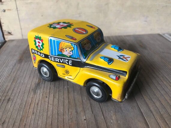 Kashiwai tin wind up Road Service car 1960 - Image 3