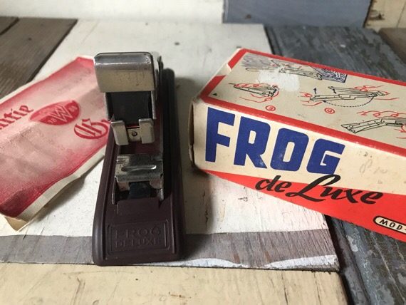 Sax FROG de luxe 400 stapler metal boxed 1960 Austria - Image 7