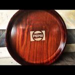 Pepsi wood design advertising serving waiter tray 1980