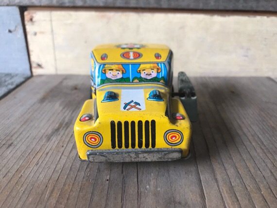 Kashiwai tin wind up Road Service car 1960 - Image 5