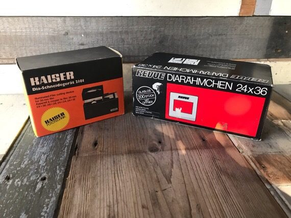 Kaiser 2101 slides cutter Revue 35mm 200 windows 1980 Germany - Image 7