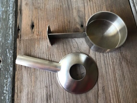 Blomus Ashtray 2 piece design steel 2000 Germany - Image 5