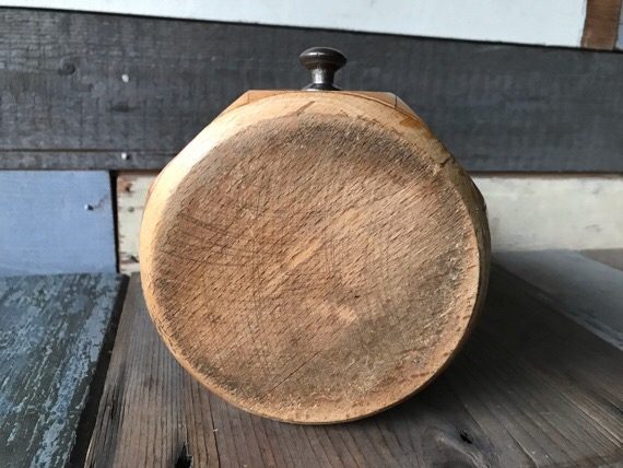 PeDe 851 Dienes 8 sided curved wood coffee grinder Holland 1940 - Image 6