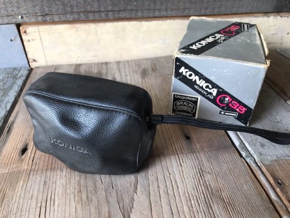 Konica C35 automatic camera boxed extras 1970 Japan - Image 3