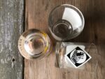 3 Whisky glasses Black White Haig's Sandeman 1980 France - Image 3