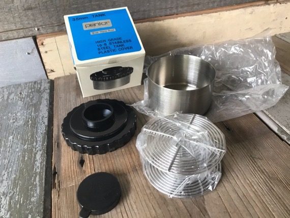 Pentor stainless steel 35mm developing tank 1980 Japan - Image 4