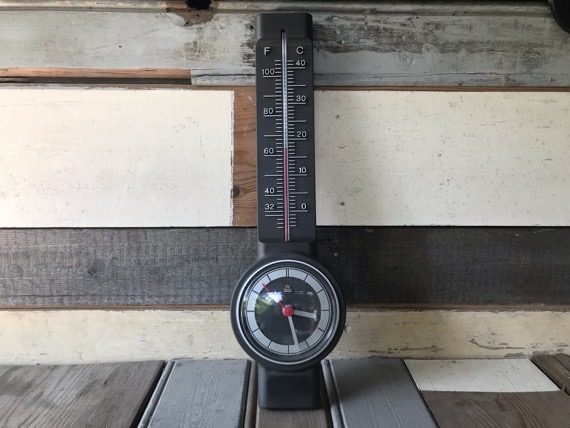 Aachen Germany design thermometer wall clock 1980 - Image 2