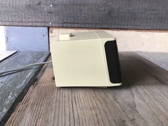 Copal RP-170 cream flip alarm clock 24 hour 1977 Japan - Image 3