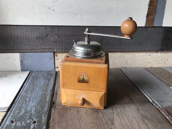 Armin Trösser wood coffee grinder Germany 1950 - Image 2