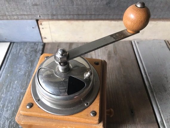 Armin Trösser wood coffee grinder Germany 1950 - Image 3