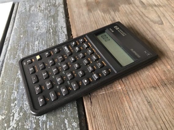 Hewlett Packard Calculator HP 10B Business desk 1987 USA Indonesia - Image 4