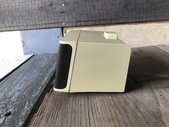 Copal RP-170 cream flip alarm clock 24 hour 1977 Japan - Image 5