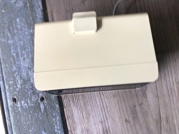 Copal RP-170 cream flip alarm clock 24 hour 1977 Japan - Image 6