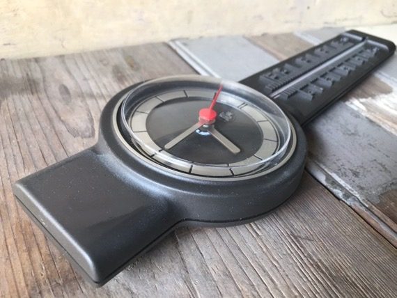 Aachen Germany design thermometer wall clock 1980 - Image 4