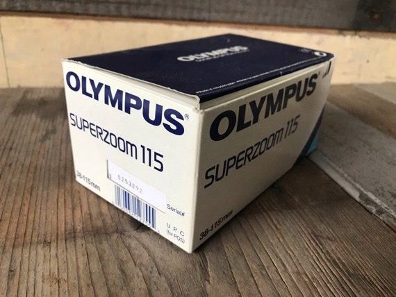 Olympus Superzoom 115 in box camera 35mm papers 1990 Japan - Image 2