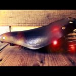 Brooks leather saddle bike B66 black 1985 England