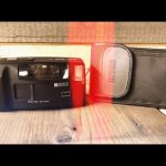 Ricoh AF-30 point and shoot camera 35mm bag 1980 Japan