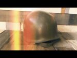 M53 army helmet 1988 vintage Dutch Air force military