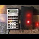 Texas Instruments calculator TI-30 LCD desk 1981 USA Italy