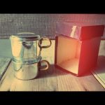 Durobor NOS in box single serve drip pot aluminum 1950 Belgium