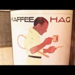 HAG Coffee bean storage tin can 1990 Germany